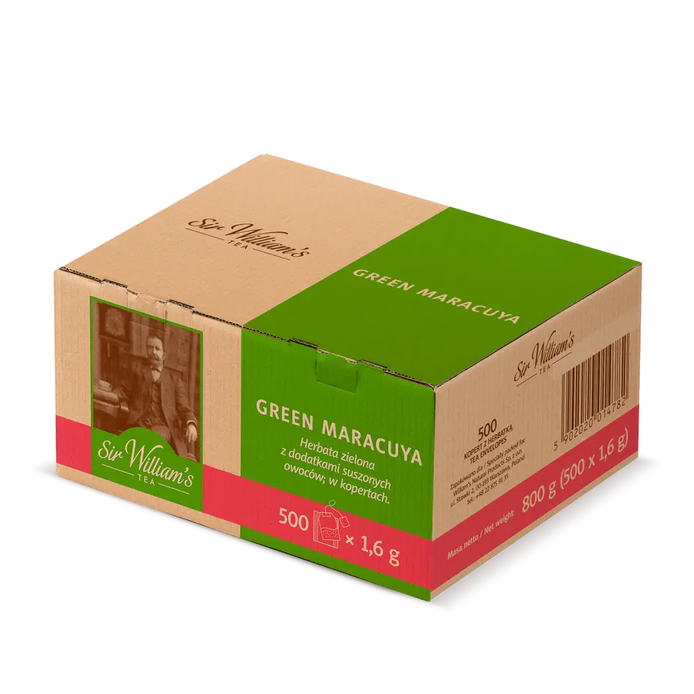 Sir William's tea Green Marakuja 500 sztuk