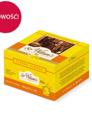 Herbata Sir Wiliam's Tea Citrus Ginger 50 SZT