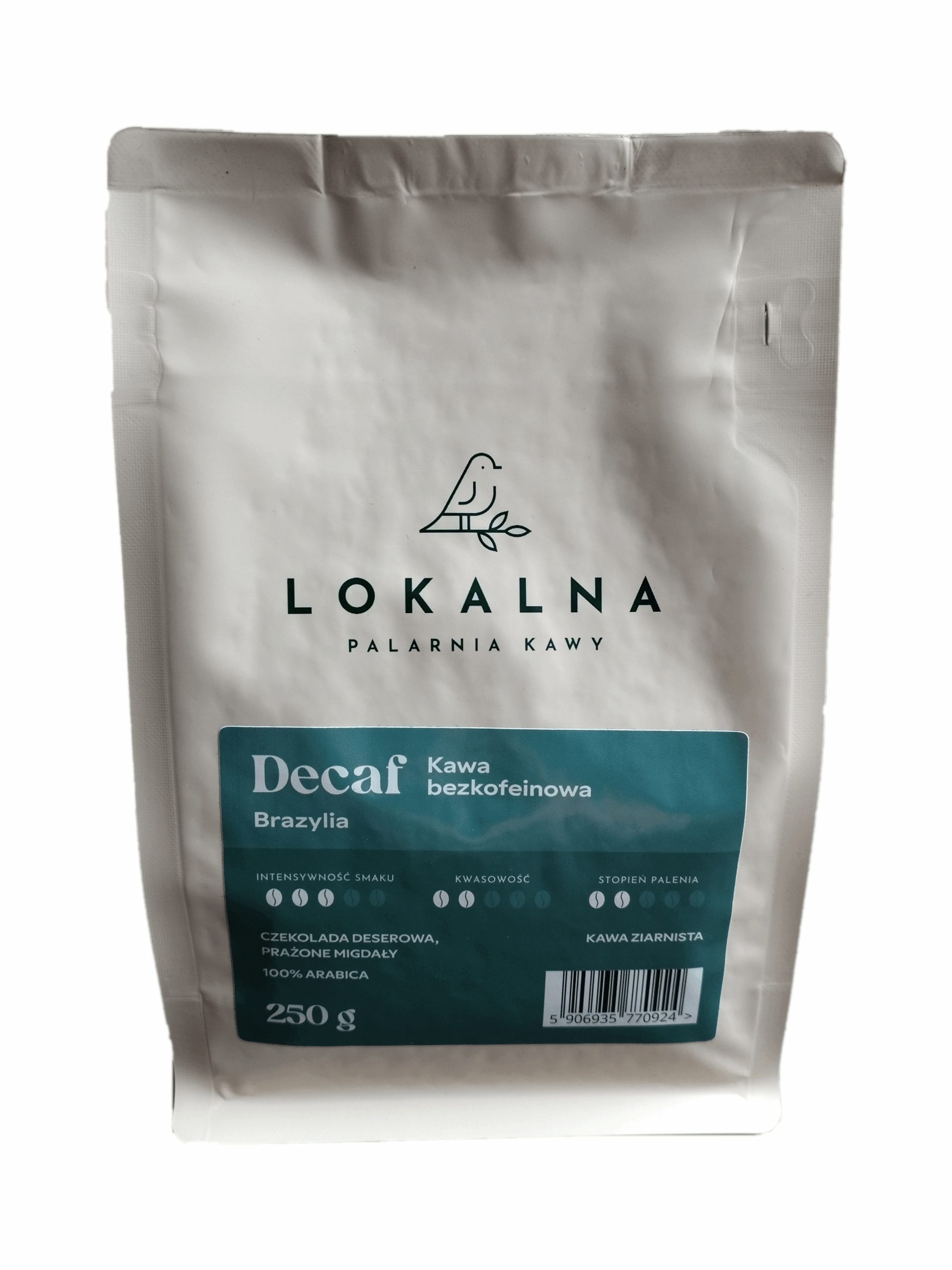 Lokalna Decaf - bezkofeinowa 250G