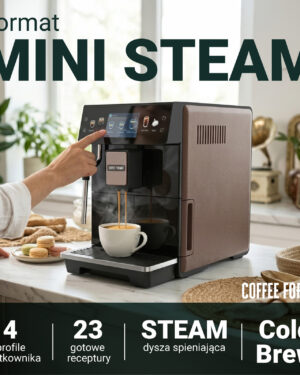 Coffee Format Mini Steam - Brown - obrazek 4