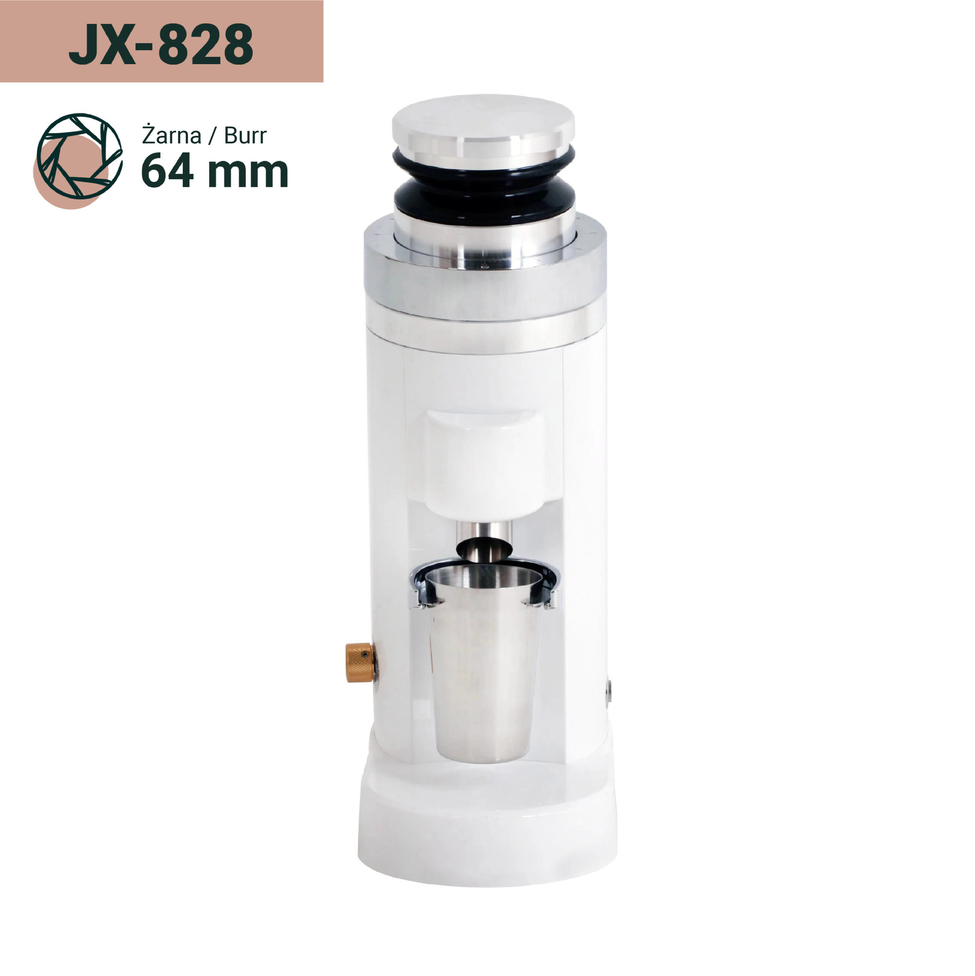 Single-dose JX-828 White (żarna 64mm) Coffee Format